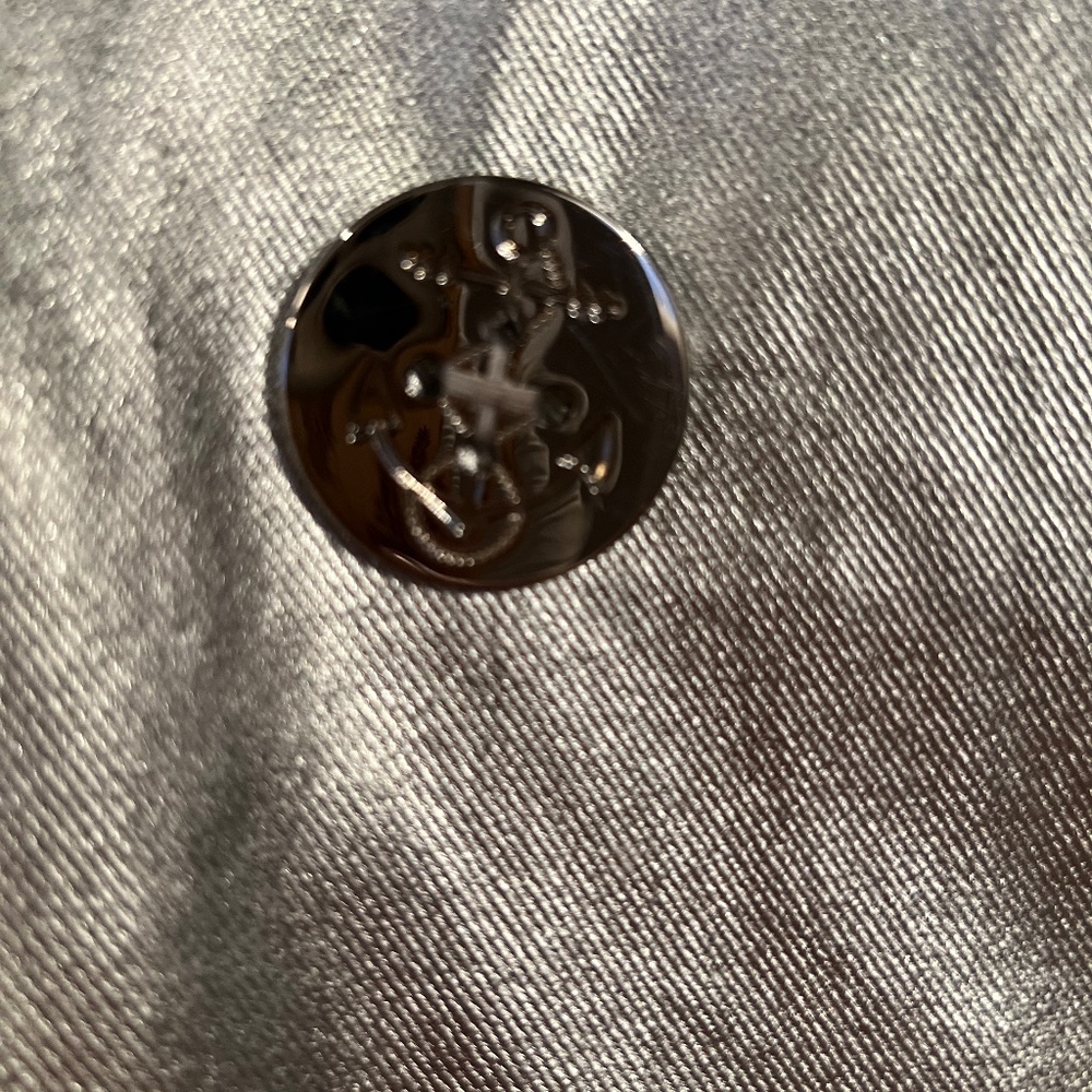 Ralph Lauren Silver Trench Coat - Picture 2 of 6